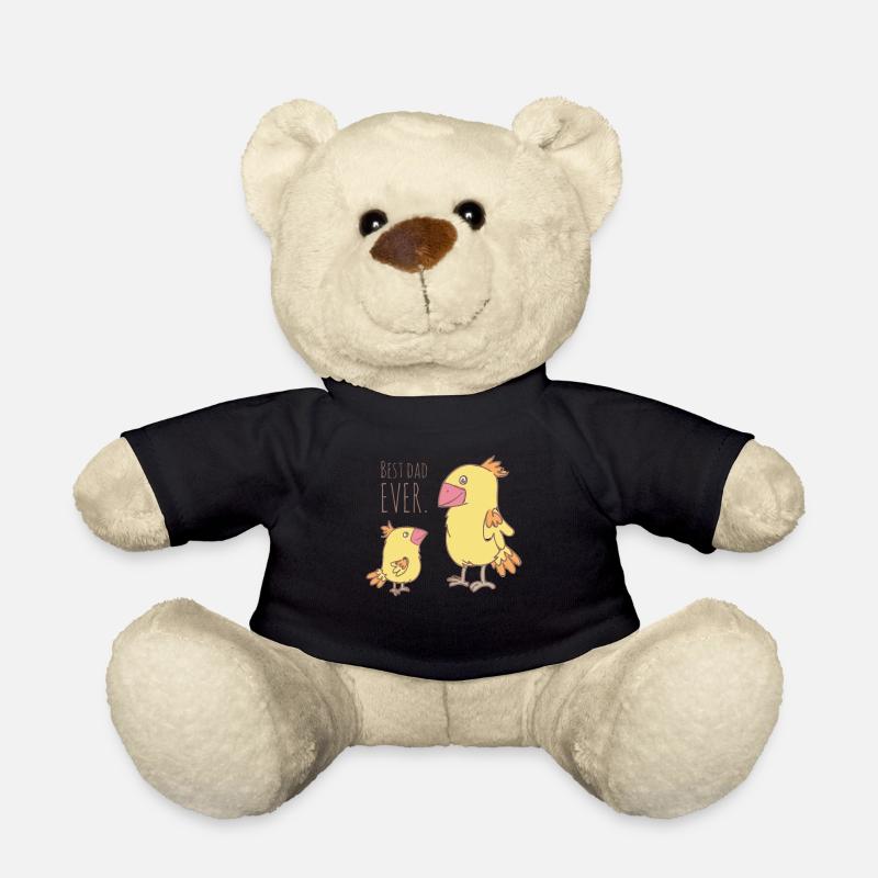 Vogel Papa - Teddy - Schwarz