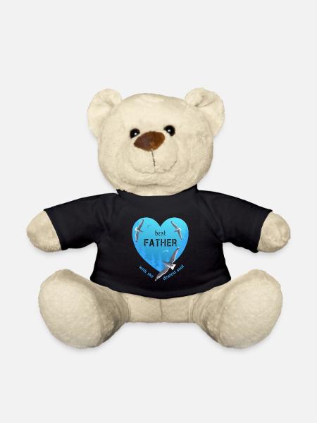 best father - Teddy Bear - black