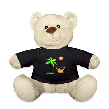 krabbe sonne palme - Teddy - Schwarz - Vorne