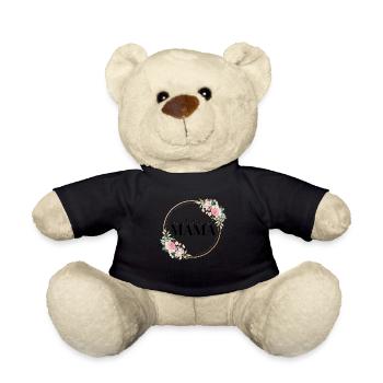 Beste Mama - Geschenkidee - Teddy - Schwarz - Vorne