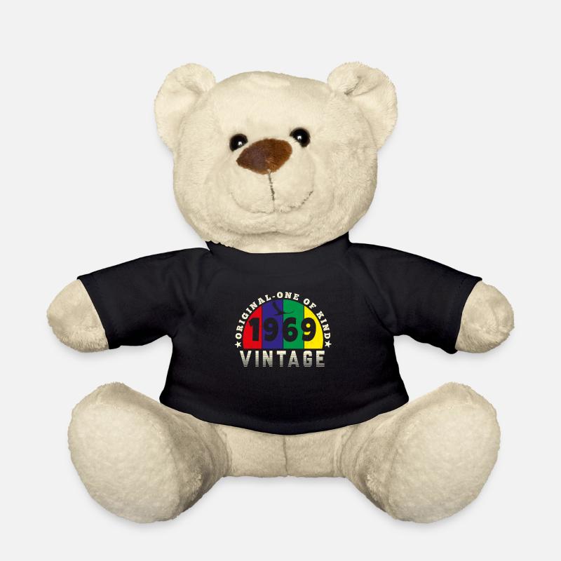 Vintage 1969 Retro - Bursdag - Nounours - noir
