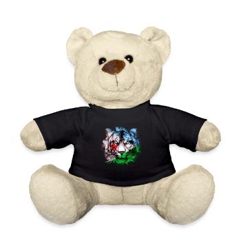 Djibouti - Teddy Bear - black - Front