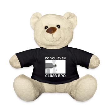 Wind turbine climate protection Energy transition Environmental protection - Teddy Bear - black - Front