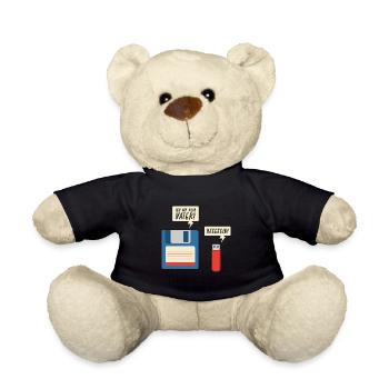 Ich Bin Dein Vater Diskette USB Stick Informatik - Teddy - Schwarz - Vorne