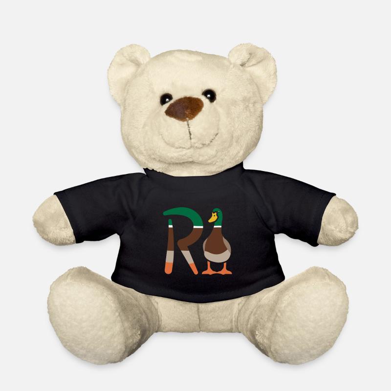 Rente Ente - Rentner Ruhestand Pension - Teddy - Schwarz