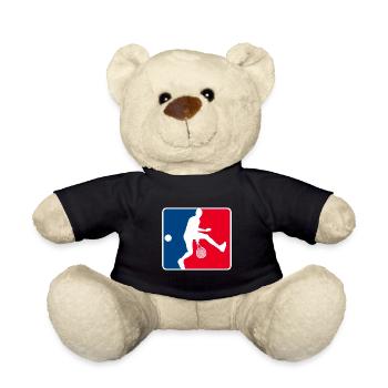 Tennis Tennis ball Tennis player - Teddy Bear - black - Front