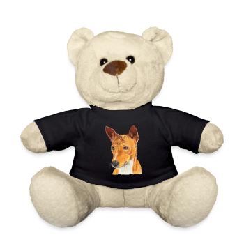 Basenji - Teddy Bear - black - Front