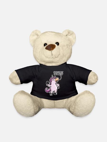 Sprich mit dem Huf - Teddy - Schwarz