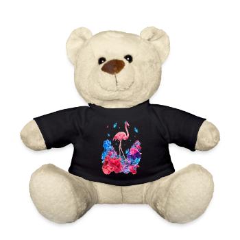 Wolken Flamingo - Teddy - Schwarz - Vorne