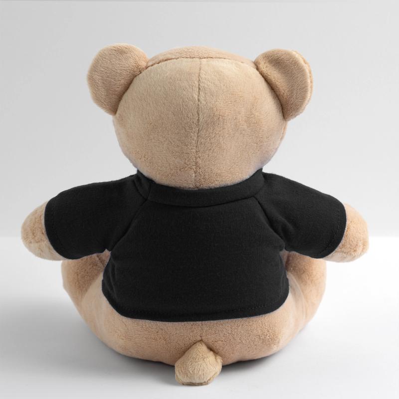 Longing Devils logo with Devils script Teddy Bear