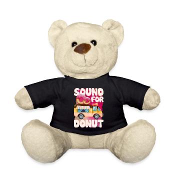 Ton für Donut - Teddy - Schwarz - Vorne