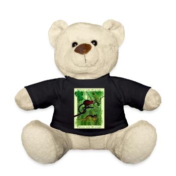 Jungle Mania - Teddy Bear - black - Front