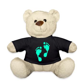 Empreintes humaines - Nounours - noir - Devant