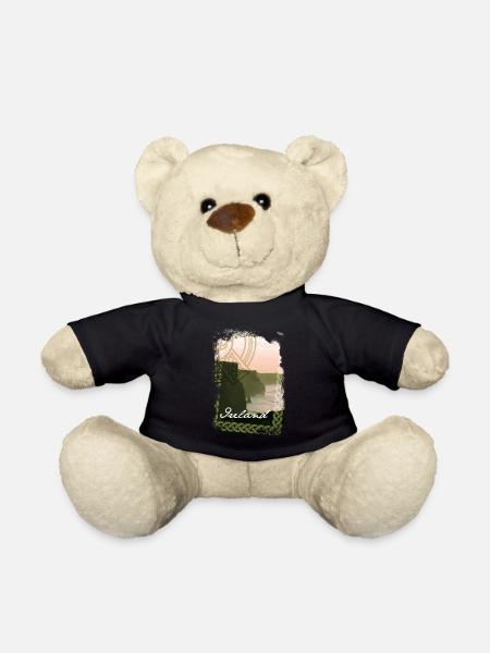 Irland T Shirt Design Steilküste - Teddy - Schwarz