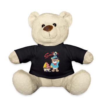 Sailor teddy - Teddy Bear - black - Front