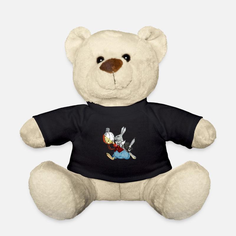 Hare bunny watch - Teddy Bear - black