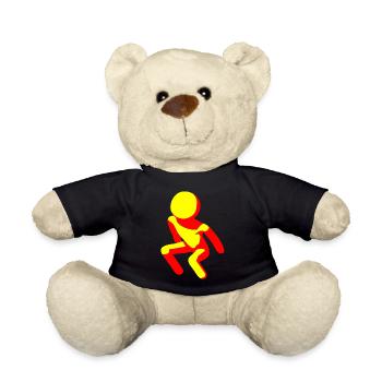 Für den Mechelen-Anhänger - Teddy - Schwarz - Vorne