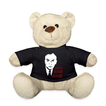 Nein Doch Ooh Spruch Motiv - Teddy - Schwarz - Vorne