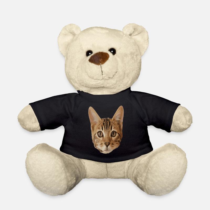 Tête de chat - Nounours - noir