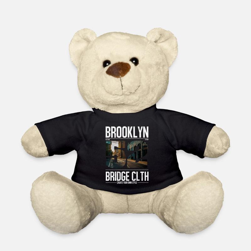 Brooklyn Bridge Straßenlinie - Teddy - Schwarz