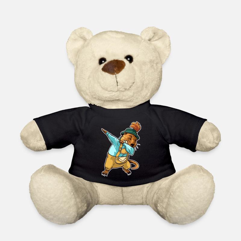Murmeltier Geschenk Für einen echte Bayern - Teddy - Schwarz