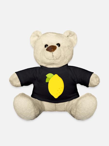 Zitrone - Teddy - Schwarz