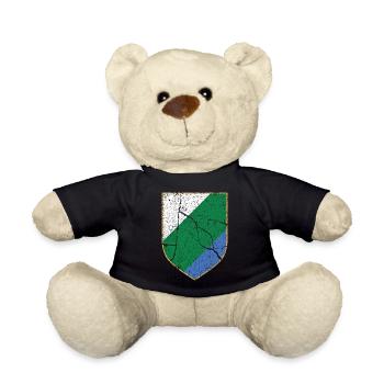 Armoiries des Abruzzes - Nounours - noir - Devant