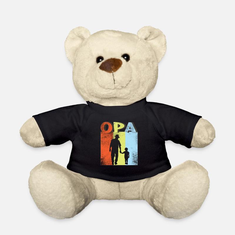 Opa vintage - Großvater - Geschenk - Teddy - Schwarz