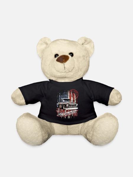 Eco-friendly pick-up américain V8 Vintage - Nounours - noir
