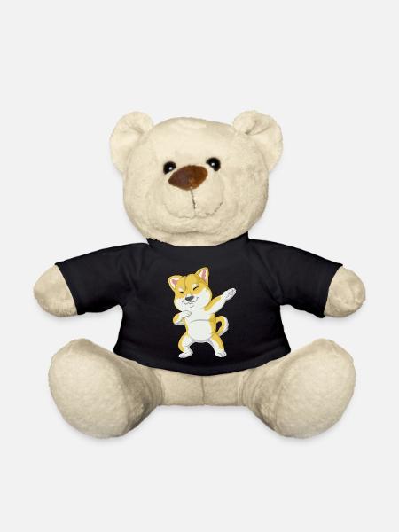 shiba inu dabbing - Nounours - noir
