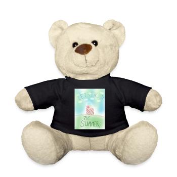 Lets enjoy the summer - Teddy - Schwarz - Vorne
