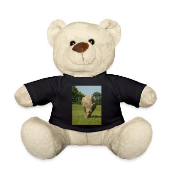 Rhino - Teddy Bear - black - Front