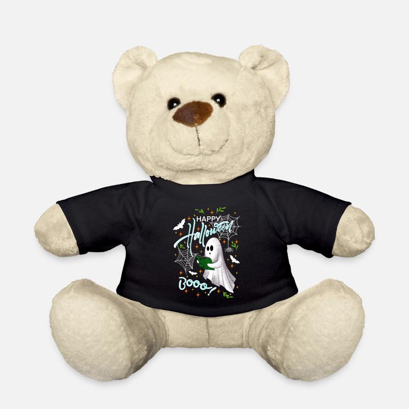 Joyeux fantôme d’Halloween - Nounours - noir