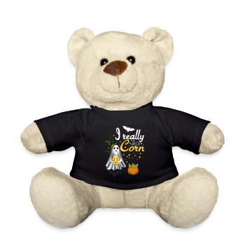 I really like corn weiß - Teddy - Schwarz - Vorne