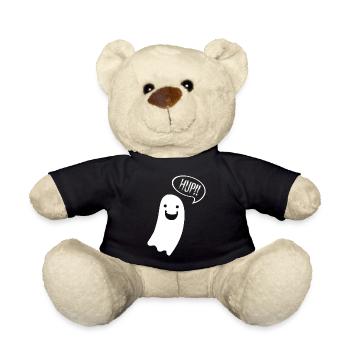 Geist Ghost Boo Hup Halloween - Teddy Bear - black - Front