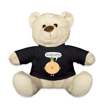 Gas Krise Esst mehr Zwiebeln wir brauchen Gas - Teddy - Schwarz - Vorne