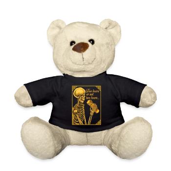 ZWEI BIERE ODER NICHT ZWEI BIERE - Teddy - Schwarz - Vorne
