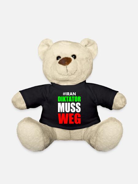 diktator muss weg iran - Teddy - Schwarz