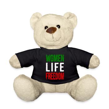 Women life freedom - Nounours - noir - Devant