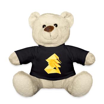 Abstrakte Kunst - Teddy - Schwarz - Vorne