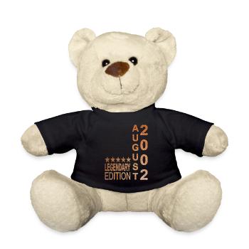 Legendary 2002 August Edition - Teddy Bear - black - Front