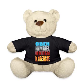 Oben Himmel unten Liebe - Teddy - Schwarz - Vorne