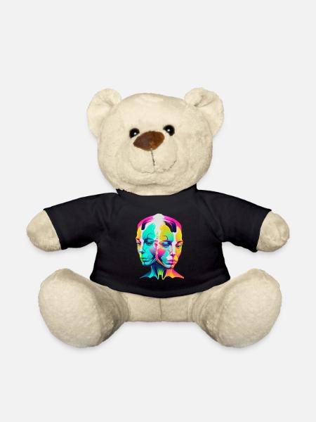 Twin heads - Nounours - noir