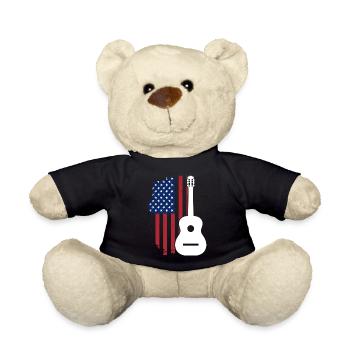 Gitarre USA Patriot - Teddy - Schwarz - Vorne