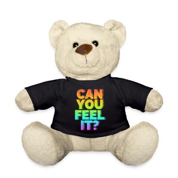 Kannst du es fühlen? - Teddy - Schwarz - Vorne
