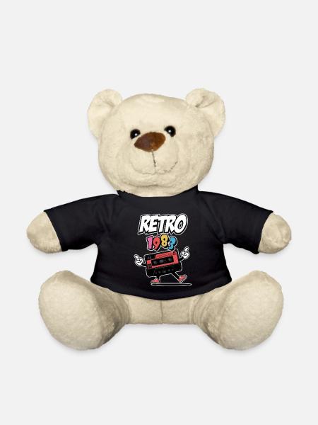 1983 Anniversaire 40 Homme Chemise de 1983 - Nounours - noir