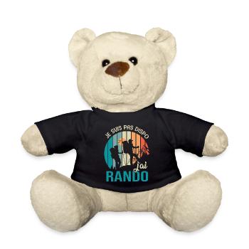Randonnée pas dispo j ai Rando Humour randonnee - Nounours - noir - Devant