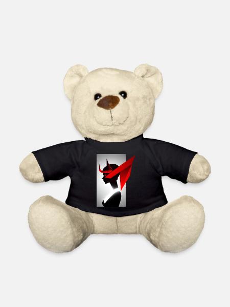 Fiendishly Gorgeous - Teddy Bear - black