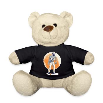 Der Pétanque-Spieler - Teddy - Schwarz - Vorne