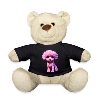 Chien Amour Caniche Chiot Chien Chiot Caniche Propriétaire de chien - Nounours - noir - Devant
